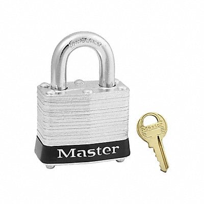 D1927 Lockout Padlock KD Black 1-1/4 H