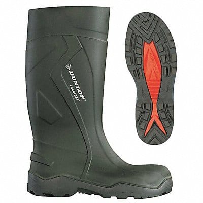 D9543 Rubber Boot Men s 6 Knee Green PR