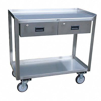 Mobile Workstation SS 36 L 18 W 2 Shelf