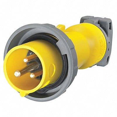 IEC Pin and Sleeve Plug 20 A Yellow 2Pl