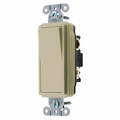 Wall Switch Ivory 15 A Back Side 3-Way