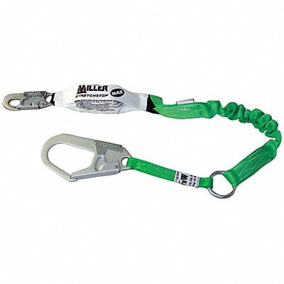 Shock-Absorbing Lanyard Green