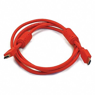 HDMI Cable High Speed Red 6ft. 28AWG