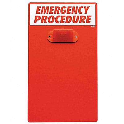 Emergency Procedure Clipboard