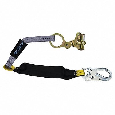 Rope Grab and Shock absorbing lanyard