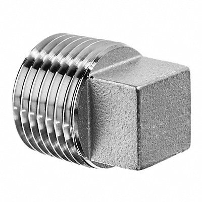 Square Head Plug Aluminum 1  MNPT