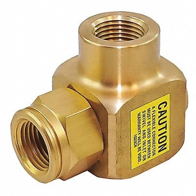 Swivel 90 Deg Brass 1/2 in FNPT Inlet