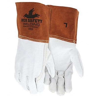 Welding Leather Glove Beige/Brown L PK12