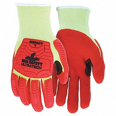 Coated Gloves XL knit Cuff PK12