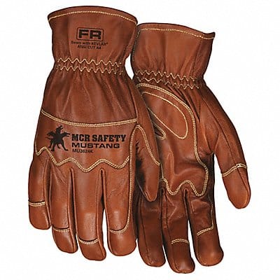 K2762 Leather Gloves Brown 2XL PR