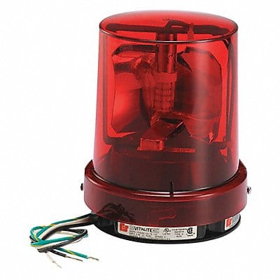 Warning Light Red LED 5-1/8 D 6-1/4 H