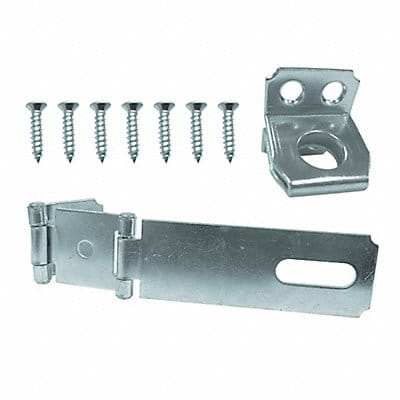 Double-Hinged Safety Hasp 4-1/2 L