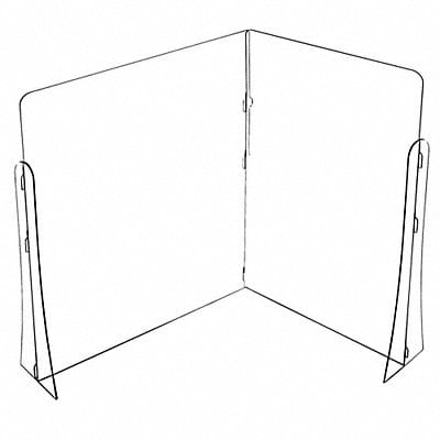 L-Shape Classroom Plastic Divider