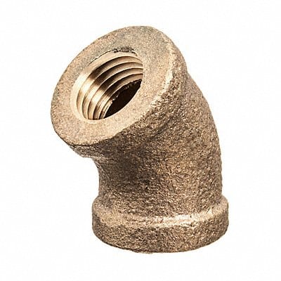 45 Elbow Brass 2 1/2  FNPT Class 125