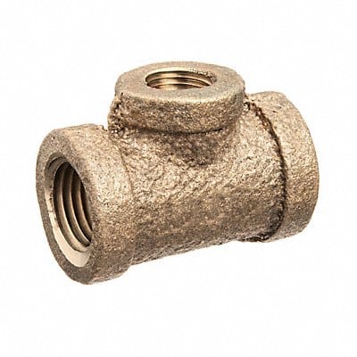 Tee Brass 2 1/2 x 1 1/2 x 2 1/2 in