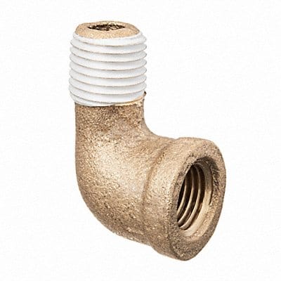 90 Street Elbow Brass 1/2 in NPT