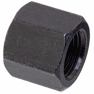 Round Cap Black Zinc-Plated Brass 1/2 in