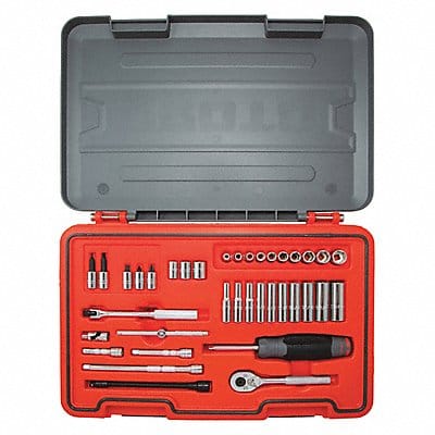 Socket Set 1/4 Drive 37 pcs. 6 Point