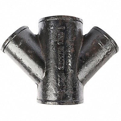 Double Wye Cast Iron 2 in Socket