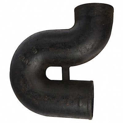 P-Trap Cast Iron 2 in Pipe Size Socket