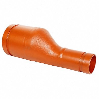 Coupling Ductile Iron 4 x 3 in Orange