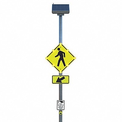 Warning System Solar Pedestrian Crossng