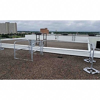 Fixed Ladder Guardrail System