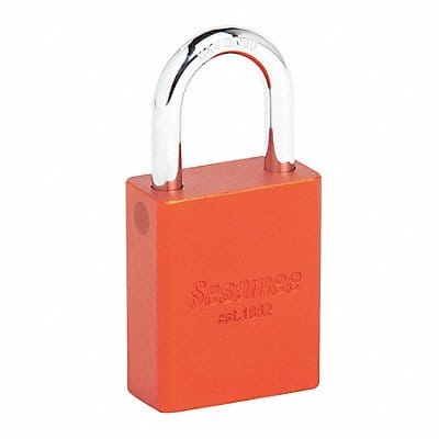 Alum Safety Lockout Padlock KA Orange