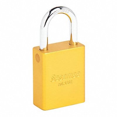 Alum Safety Lockout Padlock KD Yellow