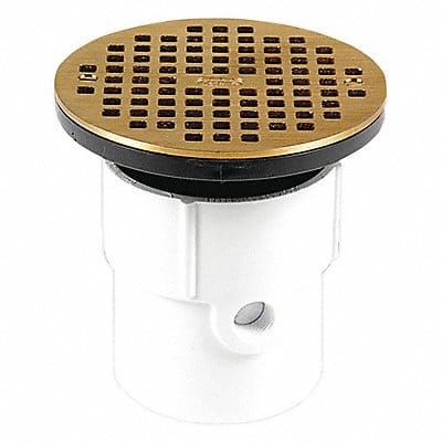 Adj PVC Drain 3 or 4 w/Brass Str