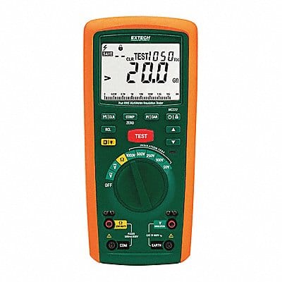 Insulation Tester 500 to 5000V DC LCD