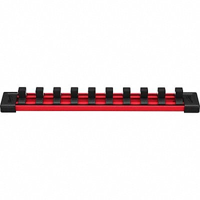 Socket Rail Red/Blk For Socket Size 3/8