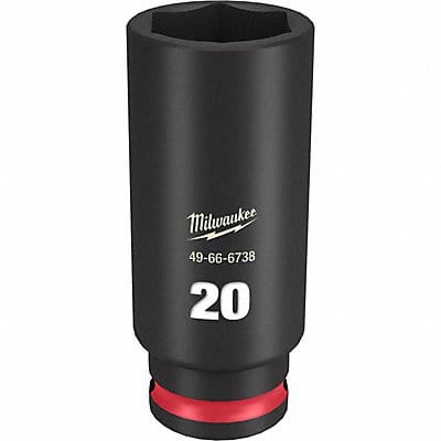 Deep Impact Socket Steel 20 mm