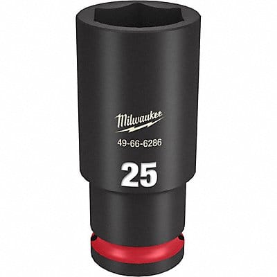 Deep Impact Socket Steel 25 mm