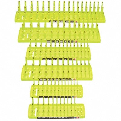 Socket Tray Set Yellow Plastic