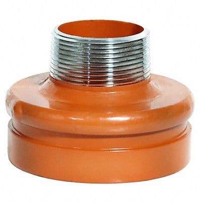 Threaded Reducer 2 1/2 x 1 1/4  Orange