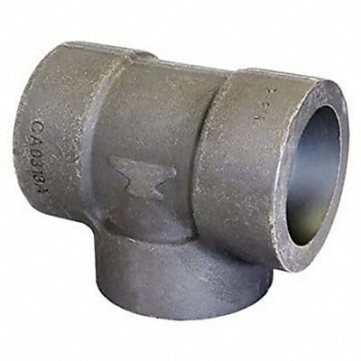 Tee Forged Steel 1 in Pipe Size Socket