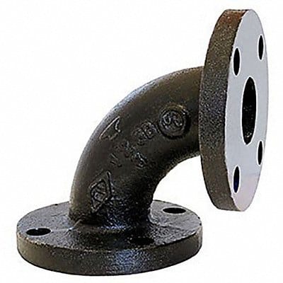 90 Elbow Cast Iron 6 x 5 in Class 125