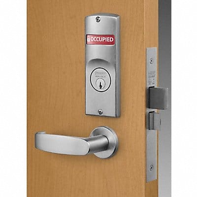 Indicator Exit Trim Mortise Satin Chrome