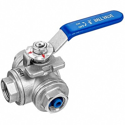 Ball Valve 304 Stainless Steel Tee