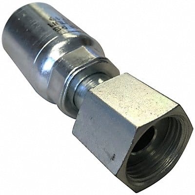 STEEL CRIMP HOSE FITTING