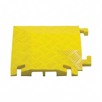 Cable Protector 2Channel 11-3/4 W Yellow