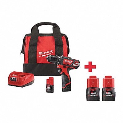 Drill Kit Cordless 2 000 RPM 18V DC