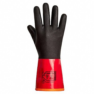 Cut Protection Gloves M/8 Black Red PR