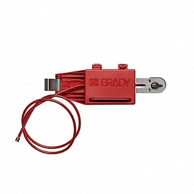 Circuit Breaker Lockout Red 6.24 in L