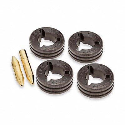 MILLER 4pc MIG V-Knurl Drive Roll Kit