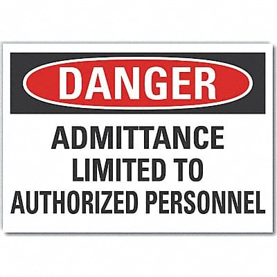 Auth Person Rflct Label 3.5in x 5in