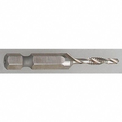 Drill/Tap/Countersink Bit 6-32x3 In L