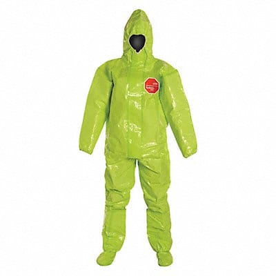 Hooded Coveralls M Ylw Tychem 10000 PK2