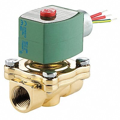 Solenoid Valve Brass NO Air Inert Gas